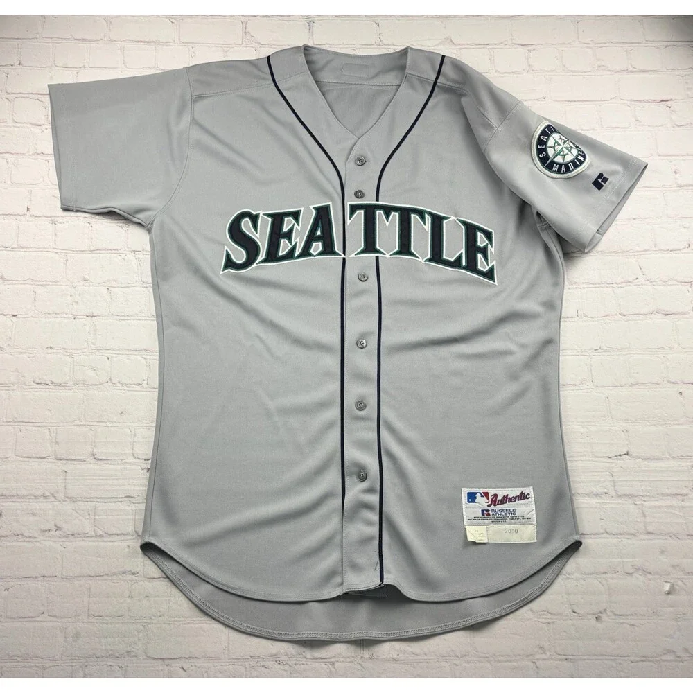 Authentic Seattle Mariners Raul Ibanez #28 Pro Cut Game Worn? Russell Jersey